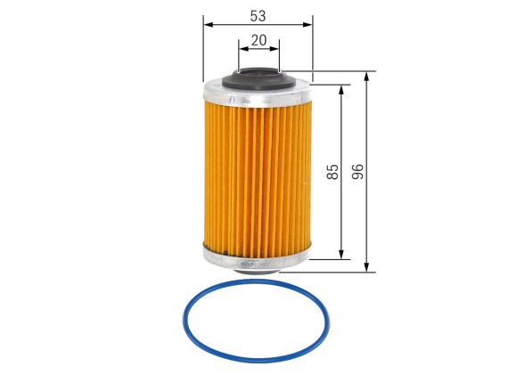 F026407109 BOSCH Фільтр масляний