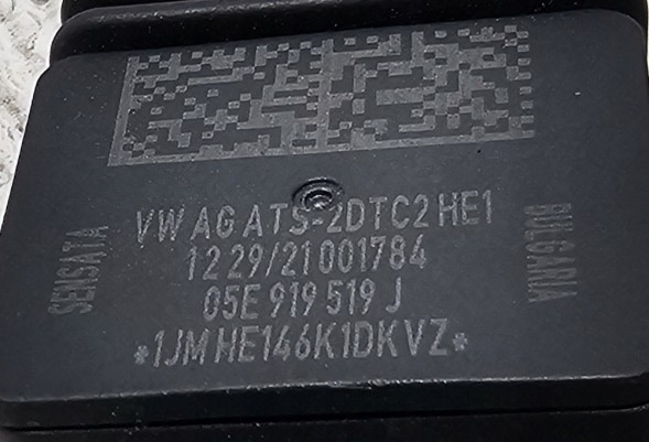 Volkswagen OE 05E919519J VW ORG ДАТЧИК ТЕМПЕРАТУРИ ВИХЛОПНИХ ГАЗІВ KAROQ TIGUAN T-ROC A3 Q2 Q3 1.5 TSI