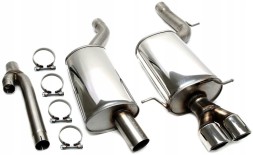 TA-Technix 02AU004-8-1 Спортивна вихлопна система CATBACK TA TECHNIX 2x80mm 02AU004-8 AUDI S4 B5 8D