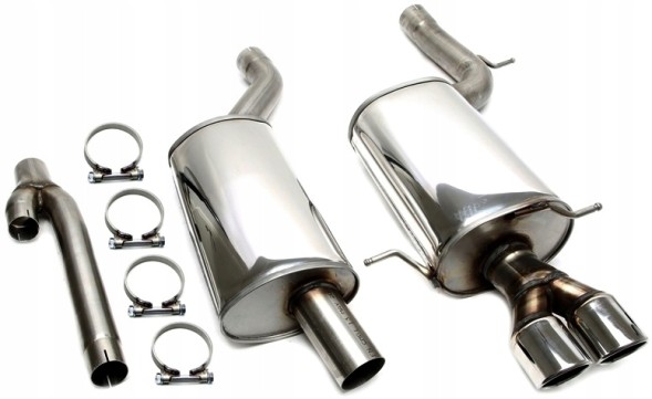 TA-Technix 02AU004-8-1 Спортивна вихлопна система CATBACK TA TECHNIX 2x80mm 02AU004-8 AUDI S4 B5 8D