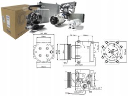 Nissens 86218105 NIS Nis89066 компресор кондиціонера saab 9-3 2.0/2.3 0 + помічник водія #33