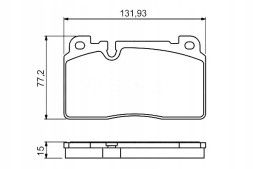 Bosch 0 986 494 702 BOS/GIFT Гальмівні колодки audi front q5 2,0-3,0 tdi 08- bos