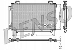 Denso DCN50016 Конденсатор, кондиціонер denso dcn50016