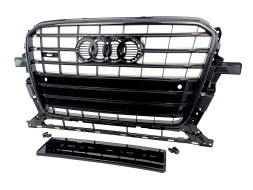 PA 8R0853651S CZARNY РЕШІТКА-ОБМАНКА ГРИЛЬ AUDI Q5 8R LIFT 2012-2016 НА ЗВИЧАЙНИЙ БАМПЕР