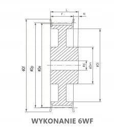 Optibelt 72 8M 30 РЕМІНЬ OPIBELT 30 мм 72 8 М 30