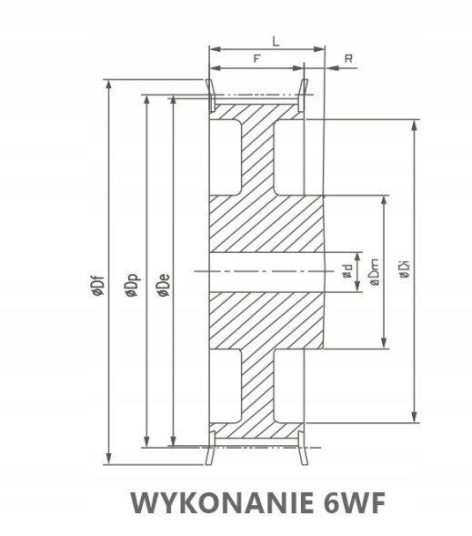 Optibelt 72 8M 30 РЕМІНЬ OPIBELT 30 мм 72 8 М 30
