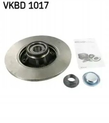 SKF VKBD 1017 Гальмівний диск задній vkbd 1017 skf citroen