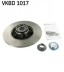 SKF VKBD 1017 Гальмівний диск задній vkbd 1017 skf citroen
