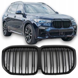 Automaniac 080701 BMW X7 G07 РЕШІТКА ДЛЯ ЗНЯТТЯ, ГЛЯНЦЕВИЙ ЧОРНИЙ, ПОДВІЙНІ СТРІГИ