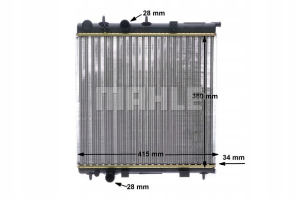 Mahle CR 2036 000S Охолоджувач peugeot 207 07- 208 12- mahle cr 2036 000с