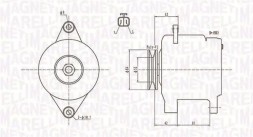MAGNETI MARELLI 063731615010 Генератор 063731615010 magneti marelli nissan