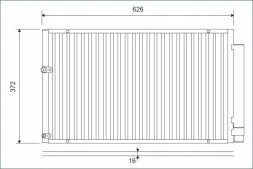 Valeo 812880 Конденсатор радіатора кондиціонування повітря 812880 valeo
