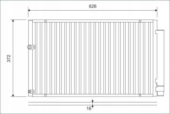 Valeo 812880 Конденсатор радіатора кондиціонування повітря 812880 valeo