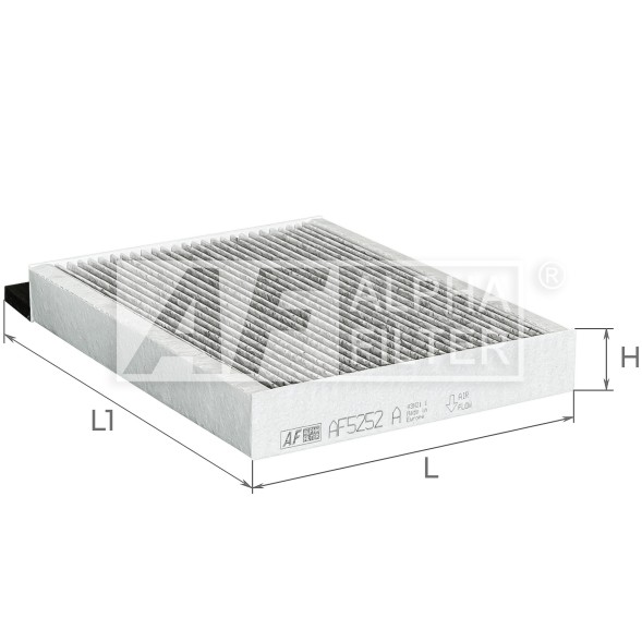 AF5252a ALPHA FILTER Фільтр салону