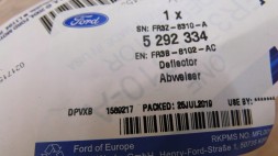 Ford OE FR3B-8102-AC Дефлектор повітря правий mustang mk6 5.0l 2015-17
