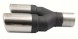 Ulter-Sport N2-70RS L наконечник глушника подвійний круглий