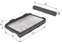 1987432401 BOSCH Фільтр салону