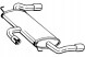 Bosal 154-505 Кінцевий глушник bos154-505 154-505