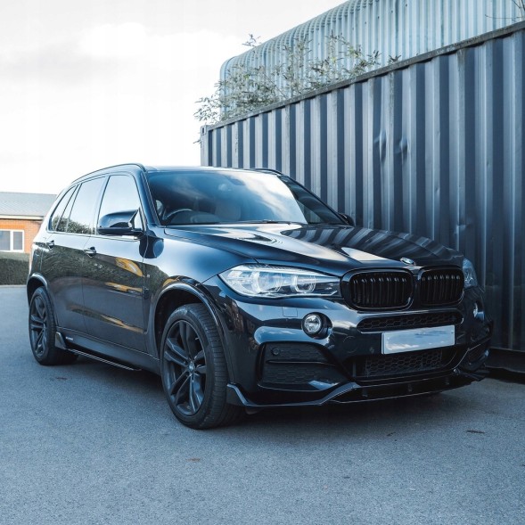 Китай BMW X5 F15 KOMPLET DOKŁADEK SPOILERY AERO KIT M-PAKIET CZARNY POŁYSK Спойлери BMW X5 F15 комплект чорний глянець