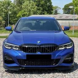 KAMEX KAMEX- G20 G21 SPOILER PRZÓD M-PAKIET SMUKŁY BEZ OBNIŻENIA СПОЙЛЕР СПЛІТТЕР ПЕРЕДНІЙ BMW 3 G20 G21 2018+ ЧОРНИЙ ГЛЯНЕЦЬ МІЦНИЙ ABS