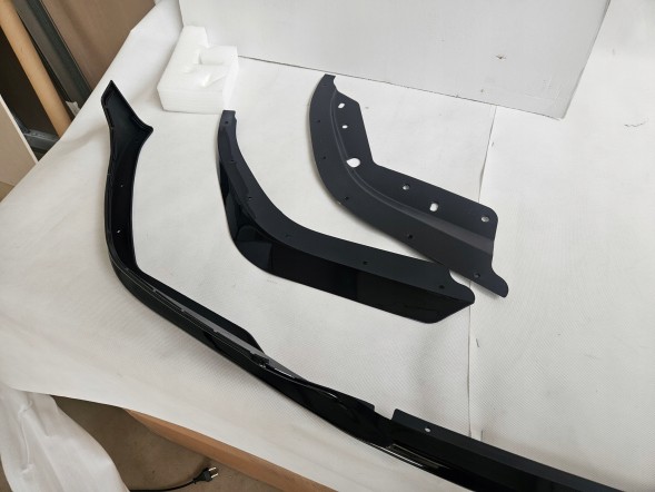 KAMEX KAMEX- G20 G21 SPOILER PRZÓD M-PAKIET SMUKŁY BEZ OBNIŻENIA СПОЙЛЕР СПЛІТТЕР ПЕРЕДНІЙ BMW 3 G20 G21 2018+ ЧОРНИЙ ГЛЯНЕЦЬ МІЦНИЙ ABS