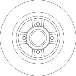 TRW DF4690BS Trw df4690bs гальмівний диск