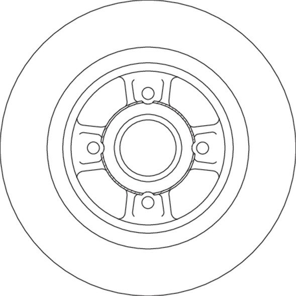 TRW DF4690BS Trw df4690bs гальмівний диск