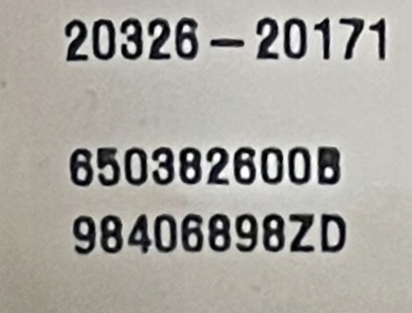 Citroen OE OEM 98406898ZD * CITROEN C4 III 2021 - ШКІРЯНЕ РУЛЬМО КРУЇЗ-КОНТРОЛЬ 98406898ZD