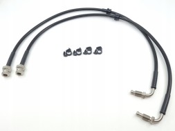 Pizza Brakes Przewody w oplocie MQB -> AKEBONO Змінні плетені кабелі MQB із затискачами AKEBONO (GOLF VII, Leon, Superb)