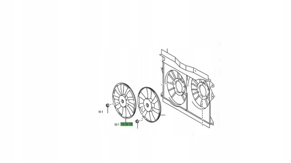TOYOTA OE 16361-0R030 ПРОПЕЛЕР ВЕНТИЛЯТОРА