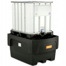 Китай WEW-SC-HP-1025428 Піддон для збору рідин GSG24 PE 1100л для IBC пластиковий CEMO 10950