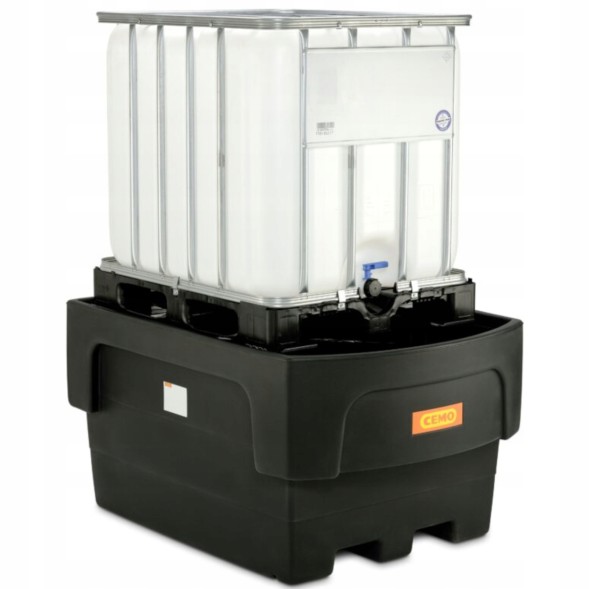 Китай WEW-SC-HP-1025428 Піддон для збору рідин GSG24 PE 1100л для IBC пластиковий CEMO 10950