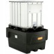 Китай WEW-SC-HP-1025428 Піддон для збору рідин GSG24 PE 1100л для IBC пластиковий CEMO 10950