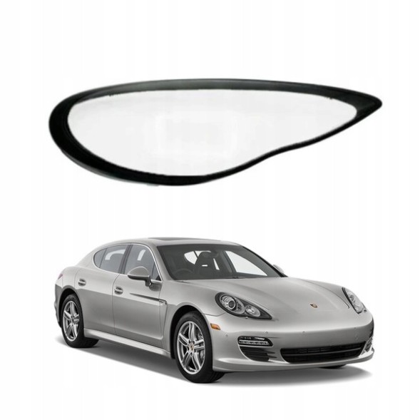 Vroomer LC-PANAMERA-PLCI-R Абажур Скло Лампи Фари Porsche Panamera I 970 G1 (2009 - 2013) правий