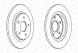 Ferodo DDF1808C 2X задній гальмівний диск ddf1808c ferodo chrysler