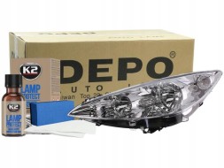 Abakus 550-1144LMLD-EM Фара peugeot 308 07-08