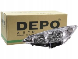 Abakus 550-1144LMLD-EM Фара peugeot 308 07-08
