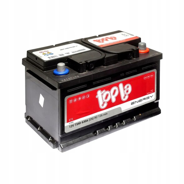 Topla E73 Акумулятор автомобільний topla energy 73ah, 73 ah, p+, 630a, 278x175x175 мм.