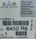 Citroen OE Панель управління кондиціонером Citroen C5 6452R9