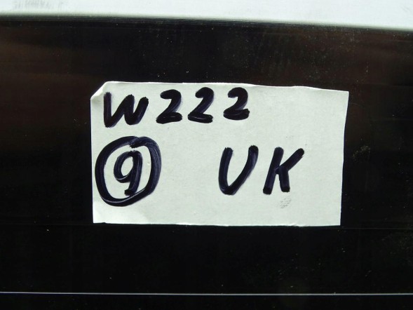 Mercedes-Benz OE A2229009613 GBI_BMW 9 UK MERCEDES S-КЛАС W222 13-20 HEAD UP DISPLAY HUD АНГЛІЄЦЬ RHD UK ОРИГІНАЛ