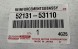 Toyota OE 5213153110 Передня балка під передній бампер LEXUS IS300 IS 200 2016-2021 НОВА OE
