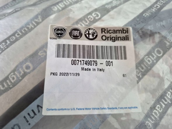 Fiat OE Трубка кондиціонера 71749079 Fiat Ducato 06-