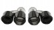 MTuning TW-TL-463-G Подвійний наконечник глушника 2x101мм вхід 76мм carbon gloss комплект