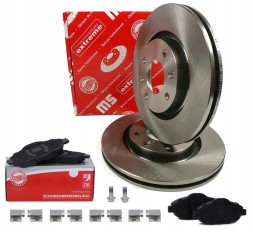 Master-Sport Germany 24012601201-PCS-MS ДИСКИ КОЛОДКИ ПЕРЕДНІ PEUGEOT 308 3008 283мм + ГАЛЬМІВНІ КОЛОДКИ передні 13046038472T-SET-MS