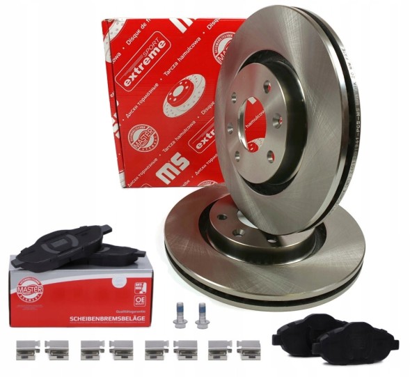 Master-Sport Germany 24012601201-PCS-MS ДИСКИ КОЛОДКИ ПЕРЕДНІ PEUGEOT 308 3008 283мм + ГАЛЬМІВНІ КОЛОДКИ передні 13046038472T-SET-MS