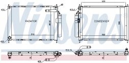 Nissens 68747 Охолоджувач nissens 68747