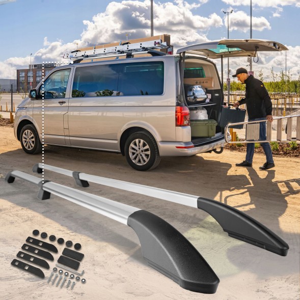 CHROMEMASTER OM-RR-D0037G-005 Багажник на дах (рейлінги) для VW MULTIVAN T6 2015-2019 SHORT | КОРОТКИЙ