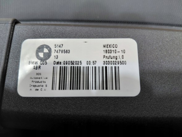 BMW OE 7479563 01 BMW X5 G05 F95 + LCI ШТОРКА БАГАЖНИКА ЧОРНА 7479563 НОВА