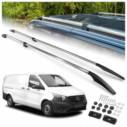 CHROMEMASTER OM-RR-D0011G-001 Пороги даху багажник для MERCEDES VITO III W447 2014- SHORT | КОРОТКИЙ