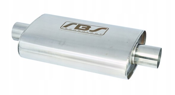 RBS Technology RBS-EX304-25CC Глушник спортивний наскрізний RBS Technology, нержавіюча сталь 304 2,5" 63мм